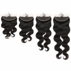 13x4 body wave lace frontal human hair in 12, 14, 16 and 18 inch lengths