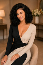 13x4 Kinky Curly Bob Lace Front Wig 100% Human Hair Pre-Plucked Glueless