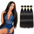 12A Straight Human Hair Bundles Double Weft